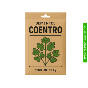 PACOTE DE SEMENTES DE COENTRO 500G